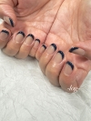 ネイビー　フレンチ