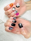 ハロウィンネイル　秋ネイル
